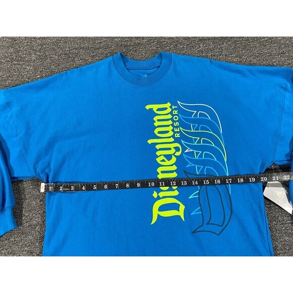 Spirit Jersey Extra Small XS Shirt Disney Disneyland Resort Blue Neon Adult - Picture 3 of 14